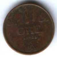 1 эре 1933 г. Норвегия