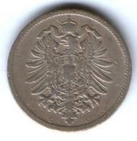 10 пфеннигов 1874 г. C Германия