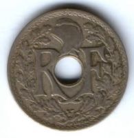 25 сантимов 1920 г. Франция