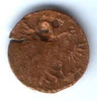 полушка 1718-1722 гг. Петр I