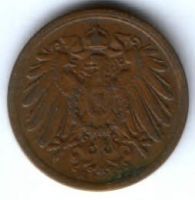 2 пфеннига 1906 г. E Германия