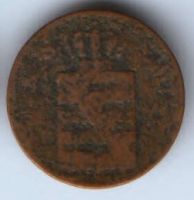 2 пфеннига 1848 г. Саксония