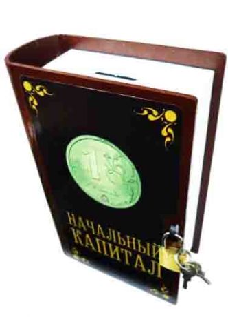 Копилка-книга "Начальный капитал"
