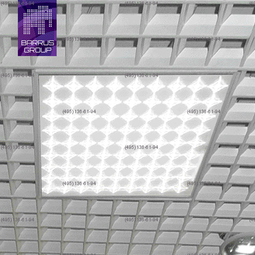 Светильник светодиодный Grilliato   IP54   35 Вт   3483 Лм   3000 К (теплый белый свет)     Прозрачный (призматический)   ДПО01-35-003