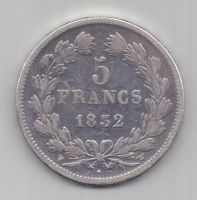 5 франков 1832 г. Франция