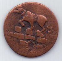 1 пфенниг 1794 г. Анхальт. Германия
