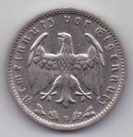 1 марка 1934 г. D. Германия