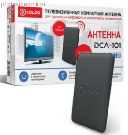 Комнатная антенна для цифрового ТВ с усилителем DCA-101