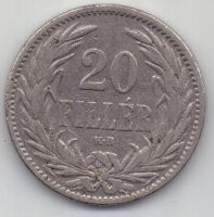 20 филлеров 1894 г. Венгрия