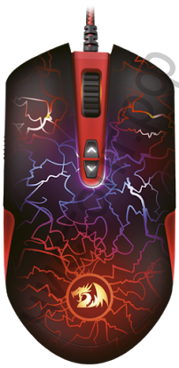 Мышь провод. игров. Redragon LavaWolf оптика, 8 кнопок, 100-3500dpi
