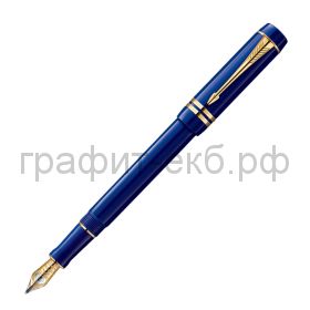 Ручка перьевая Parker Duofold Lapis-Blue GT 1907182