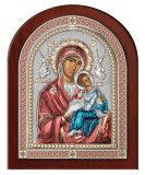 Серебряная икона Божья Матерь Амолинта (Благая) (Valenti & Co, Италия, эксклюзивная рамка)