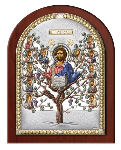 Серебряная икона Древо Жизни (Италия) Серебряная икона Древо Жизни (Италия)