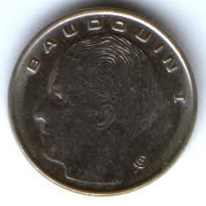 1 франк 1991 г. Бельгия
