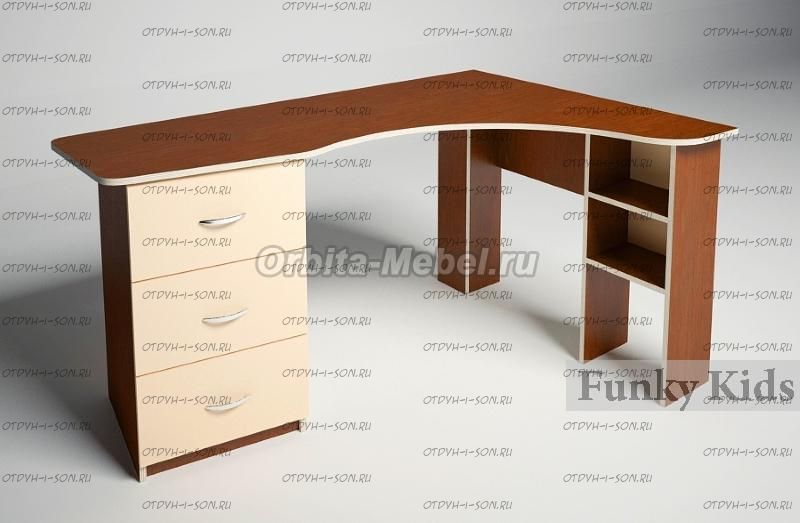 Стол угловой Фанки Кидз 13/63 СВ (75х150х105)