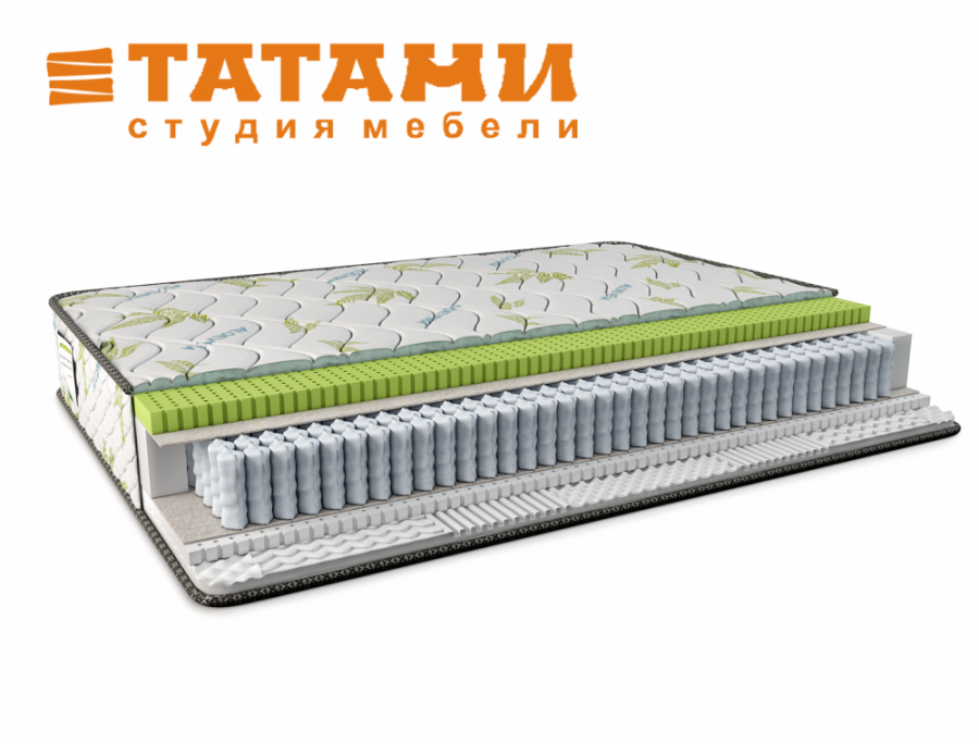 TATAMI Standart Latex Lux Green S1000 матрас ортопедический