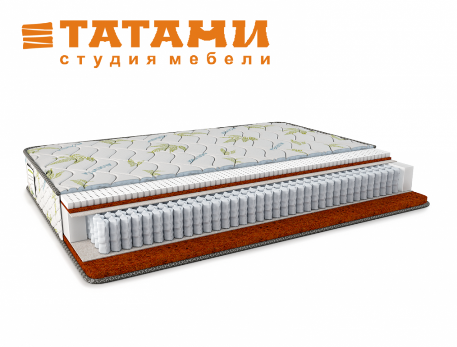 TATAMI Standart Mix Solido Lux S1000 5 зон матрас ортопедический