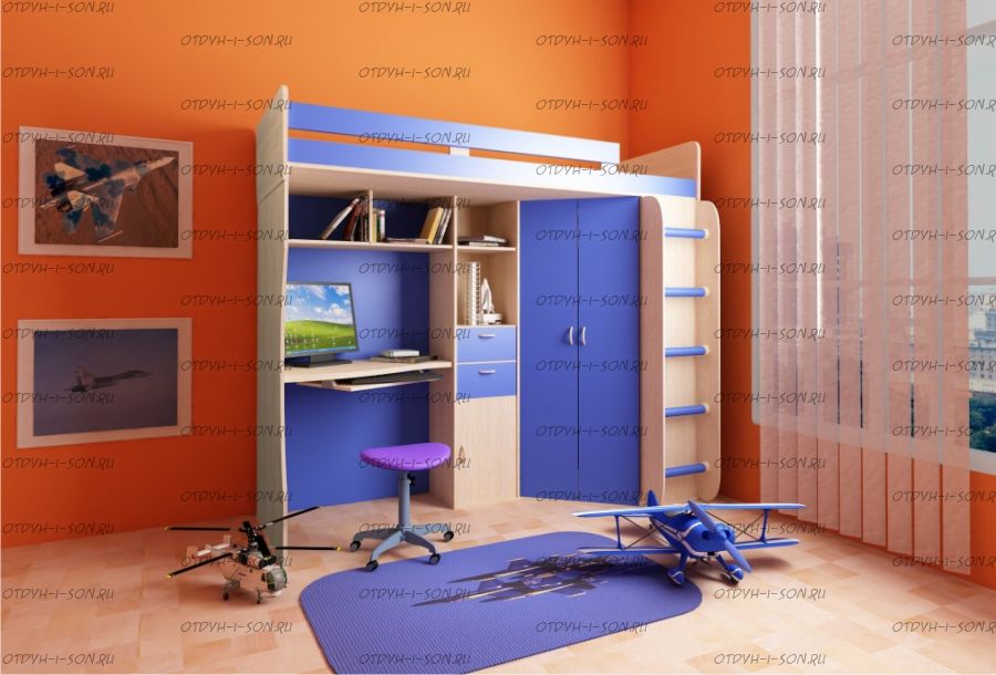 Кровать-чердак Астра