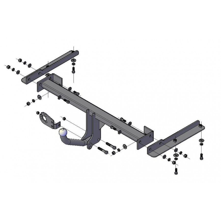 Фаркоп "Трейлер" для Opel Astra J х/б 5 дв. с декабря  2009г.в.