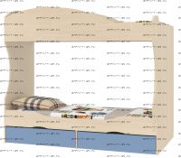 Кровать двухъярусная Дельта №20