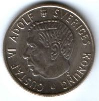 2 кроны 1971 г. Швеция