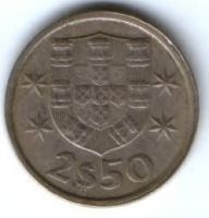 2,5 эскудо 1975 г. Португалия