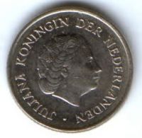 25 центов 1969 г. Нидерланды