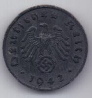 1 пфенниг 1942 г. Германия