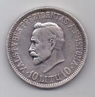 10 лит 1938 г. Литва