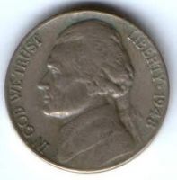 5 центов 1948 г. США
