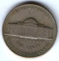 5 центов 1948 г. США