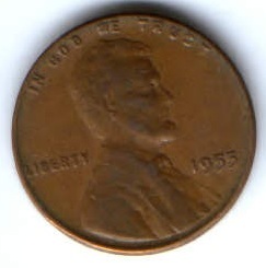 1 цент 1953 г. США