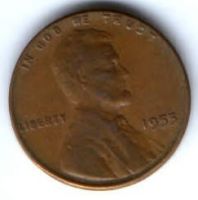 1 цент 1953 г. США