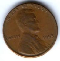 1 цент 1953 г. США