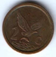 2 цента 1998 г. ЮАР