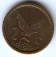 2 цента 1998 г. ЮАР