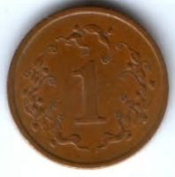 1 цент 1980 г. Зимбабве
