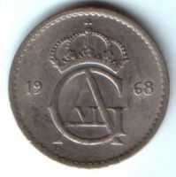 50 эре 1968 г. Швеция