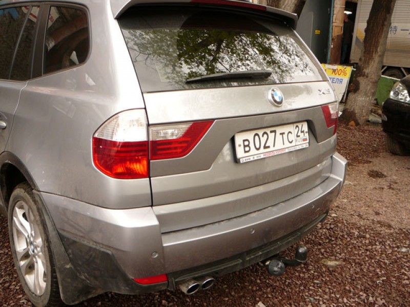 Фаркоп BOSAL-ORIS BMW X3 E83 2004-2010 необходима подрезка бампера. Тип шара: A. Нагрузки: 1500/50 кг (без электрики в комплекте) - 4751-A Bosal