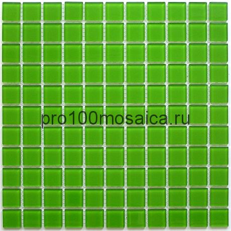 Green glass стекло 25*25. Мозаика серия CRYSTAL, размер, мм: 300*300 (BONAPARTE)