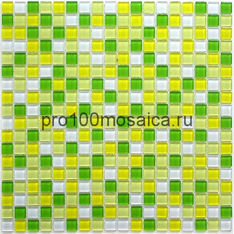 Tropic стекло 15*15. Мозаика серия CRYSTAL, размер, мм: 300*300 (BONAPARTE)