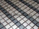 SD20-3 Серебро+графит. Мозаика зеркальная серия DECO, 328*328 мм (VIVERE, Россия)