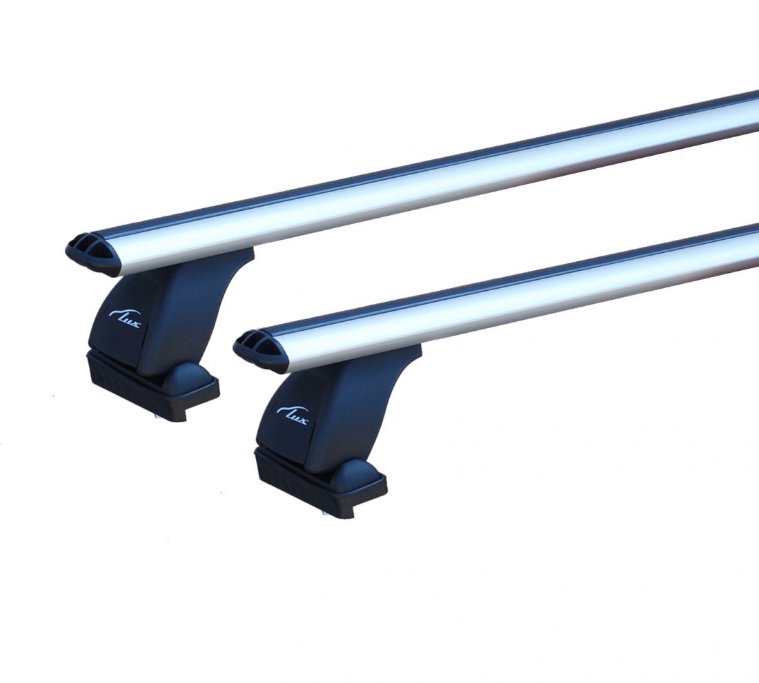 Багажник на крышу "LUX" с дугами 1,2м аэро (53мм) для а/м со штатным местом Mitsubishi L200 V 2016-... г.в. (ШМ991)
