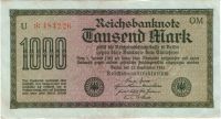 100 марок 1920 г. Германия