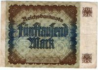 5000 марок 1922 г. Германия