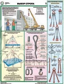 Плакат "Безопасность грузоподъемных работ"