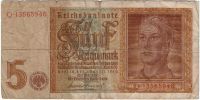 5 рейхсмарок 1942 г. Гемания