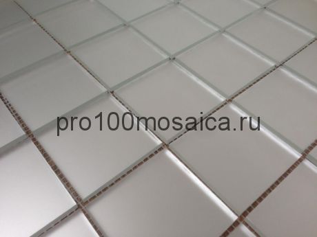 M50 Серебро матовое. Мозаика зеркальная серия PERLA, 310*310 мм (VIVERE)