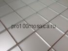 M50 Серебро матовое. Мозаика зеркальная серия PERLA, 310*310 мм (VIVERE, Россия)
