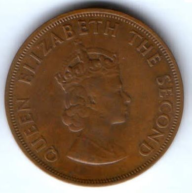 1/12 шиллинга 1960 г. Джерси  300 лет династии